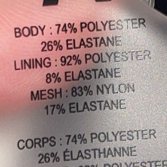 NWTs Good American Empower Ombré Sports Bra w/ Mesh Racerback Size XS - Picture 7 of 8